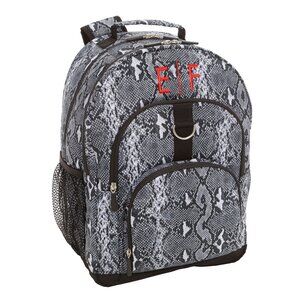 Pottery Barn Teen Gear Up Snake Skin Print XL Backpack Recycle Gear Up NWT